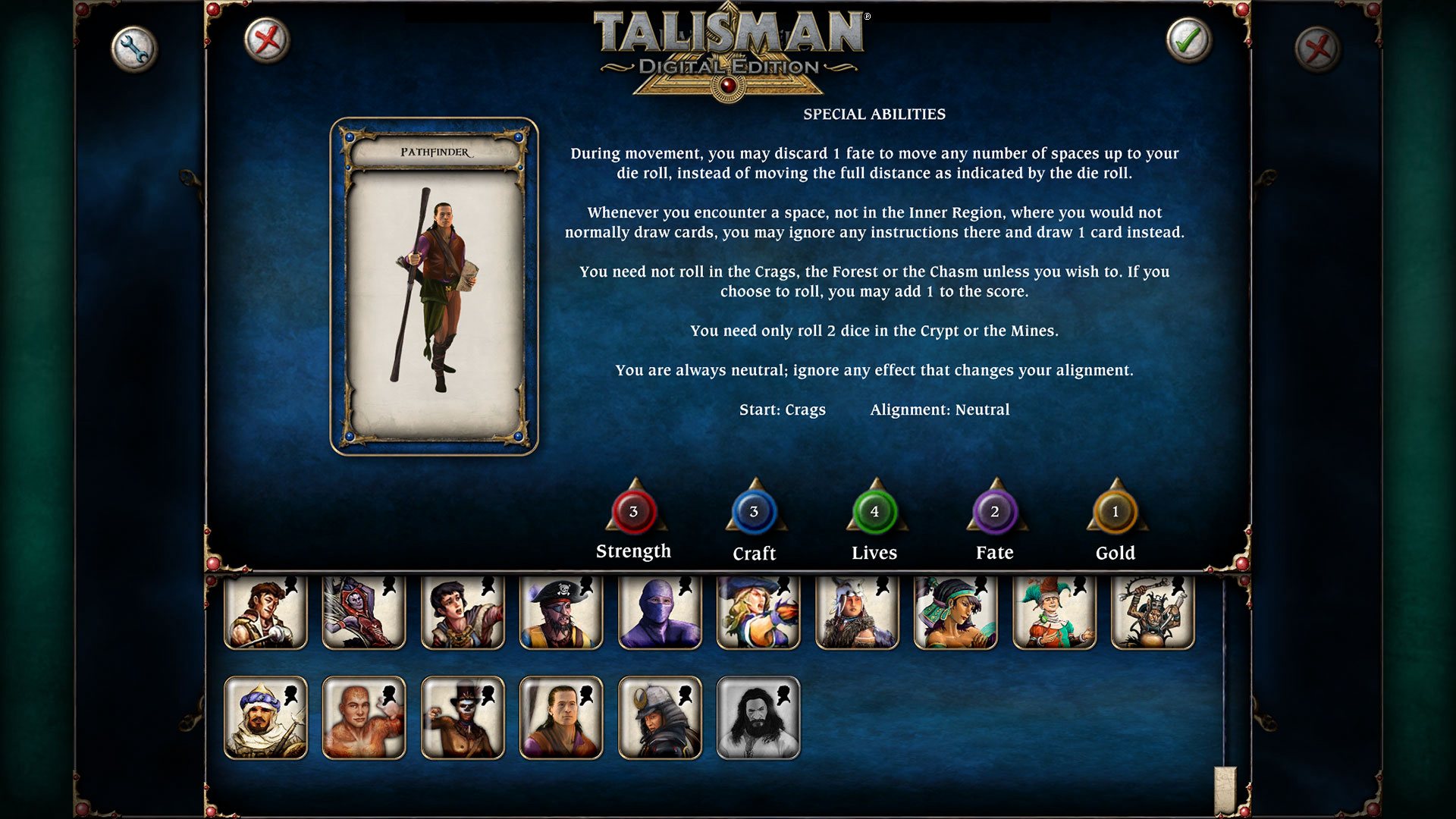 Talisman - Character Pack #18 Pathfinder DLC Steam CD Key [$ 0.88]