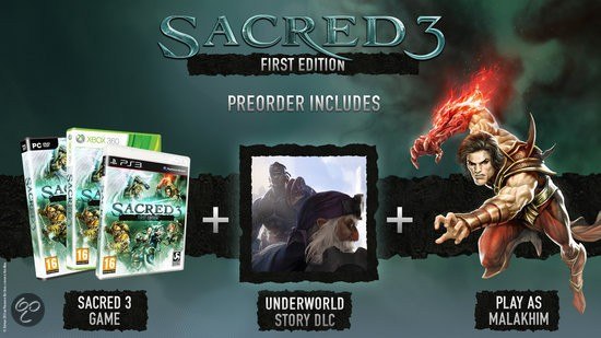 Sacred 3 First Edition EU Steam CD Key [$ 2.24]