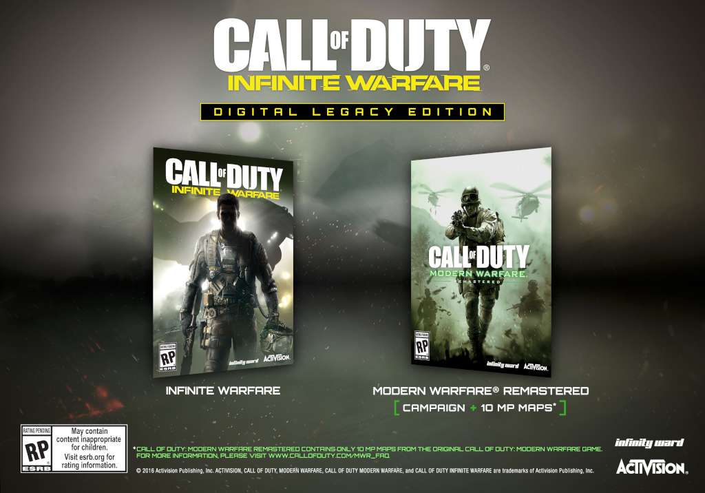 Call of Duty: Infinite Warfare Legacy Edition NA Steam CD Key [$ 68.2]