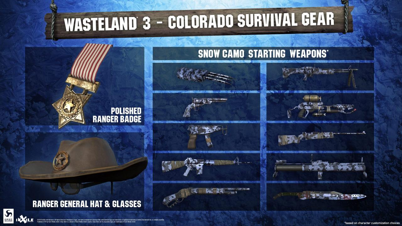 Wasteland 3 - Colorado Survival Gear DLC Steam CD Key [$ 1.63]
