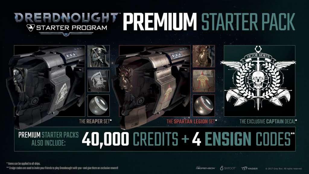 Dreadnought - Premium Starter Pack DLC Activation CD Key [$ 0.72]