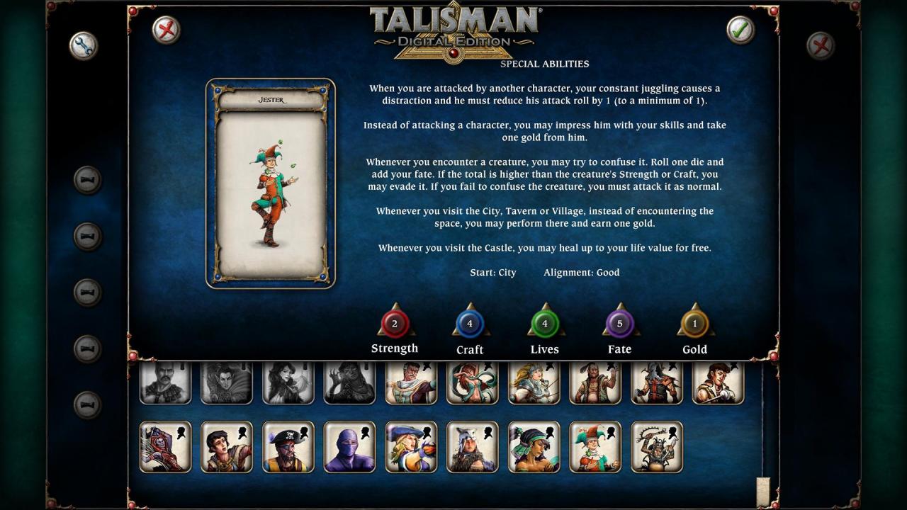 Talisman - Character Pack #12 - Jester DLC Steam CD Key [$ 0.86]