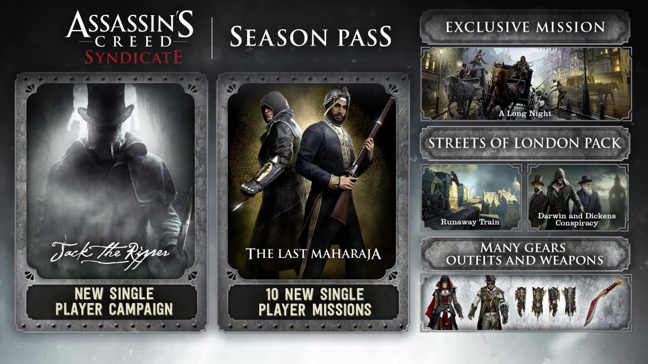 Assassin's Creed Syndicate - Season Pass Ubisoft Connect CD Key [$ 7.9]