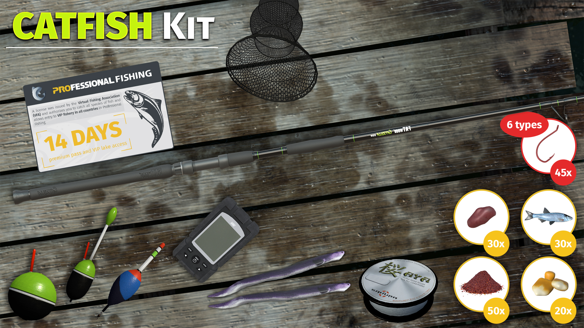 Professional Fishing - Catfish Kit DLC Steam CD Key [$ 1.24]