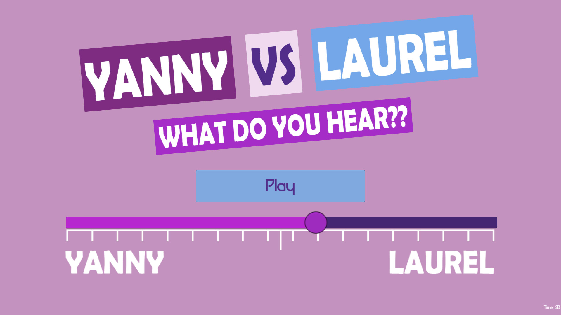 What do you hear?? Yanny vs Laurel Steam CD Key [$ 0.75]