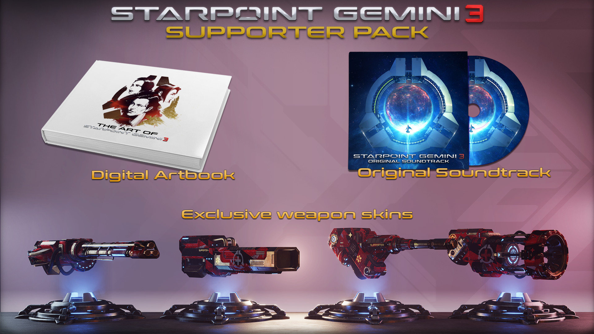 Starpoint Gemini 3 - Supporter Pack DLC Steam CD Key [$ 0.89]
