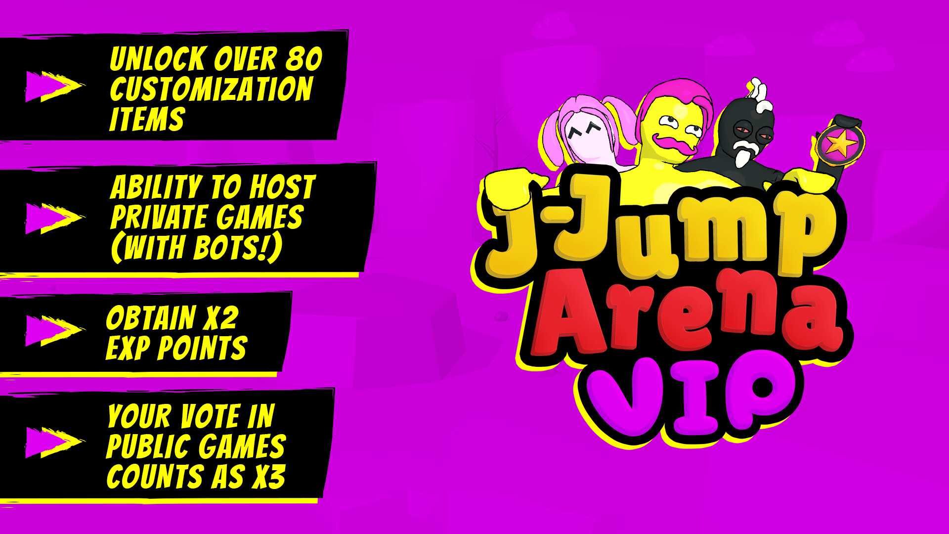 J-Jump Arena - VIP Upgrade DLC Steam CD Key [$ 3.38]