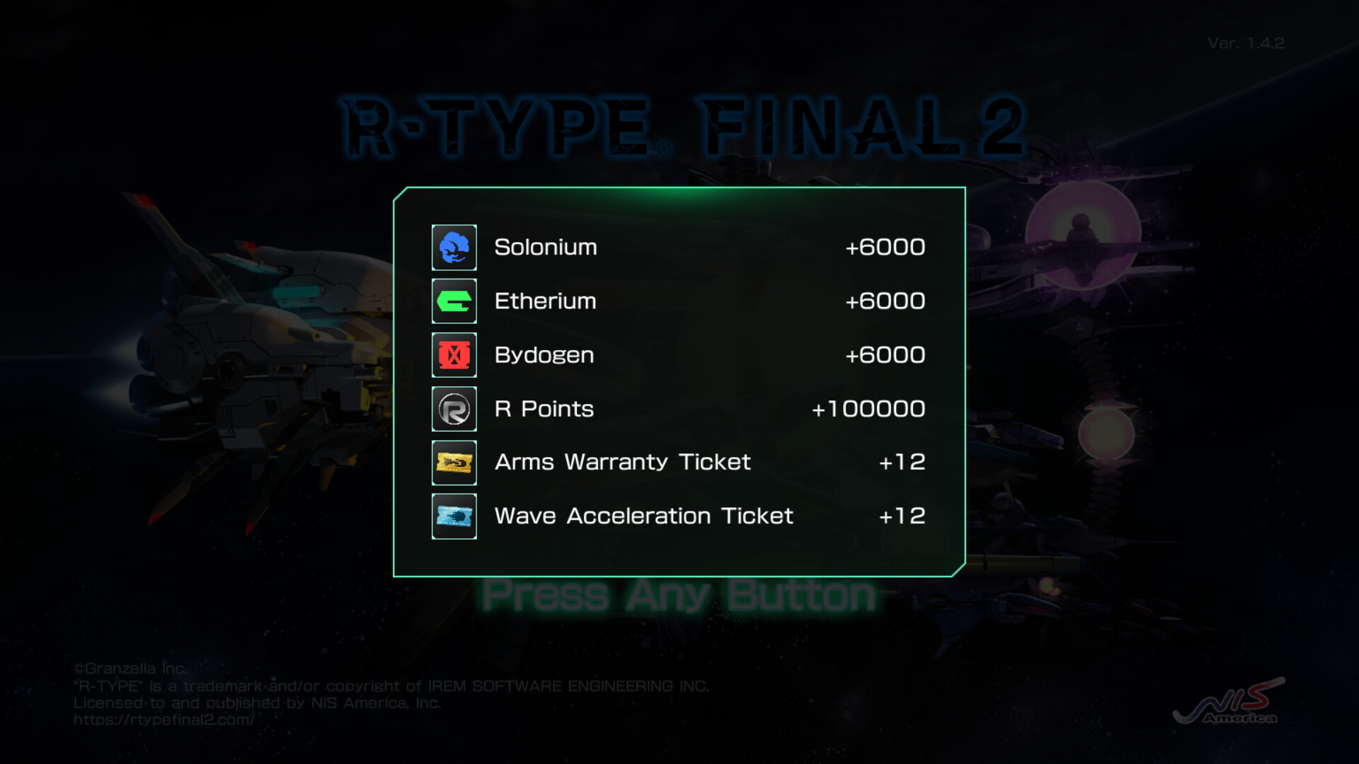 R-Type Final 2 - Ace Pilot Special Training Pack II DLC Steam CD Key [$ 4.66]