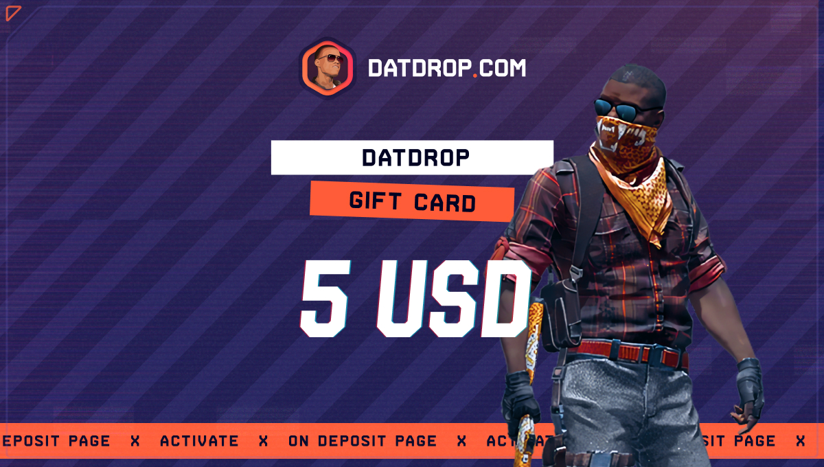 DatDrop 5 USD Gift Card [$ 5.45]