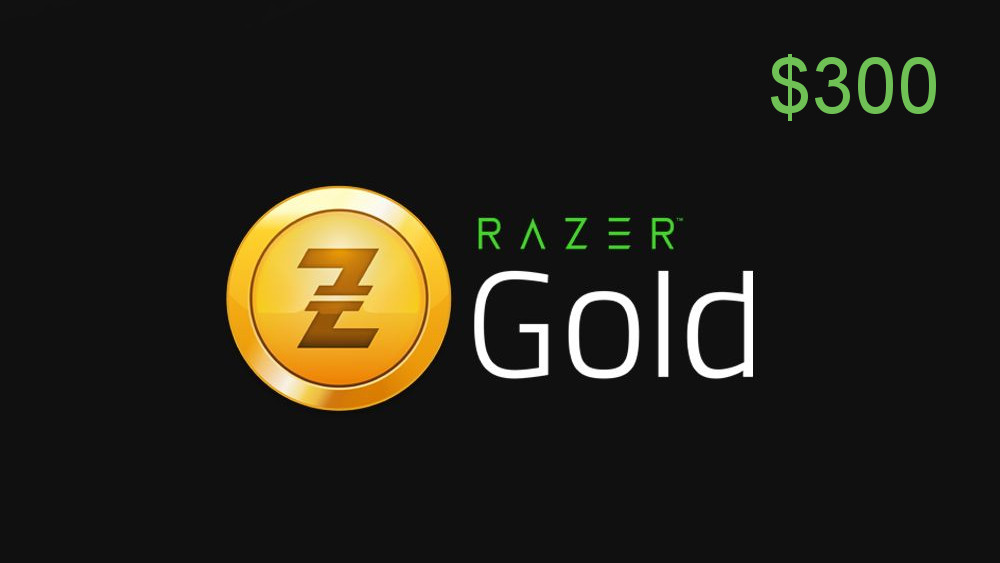 Razer Gold $300 US [$ 338.28]