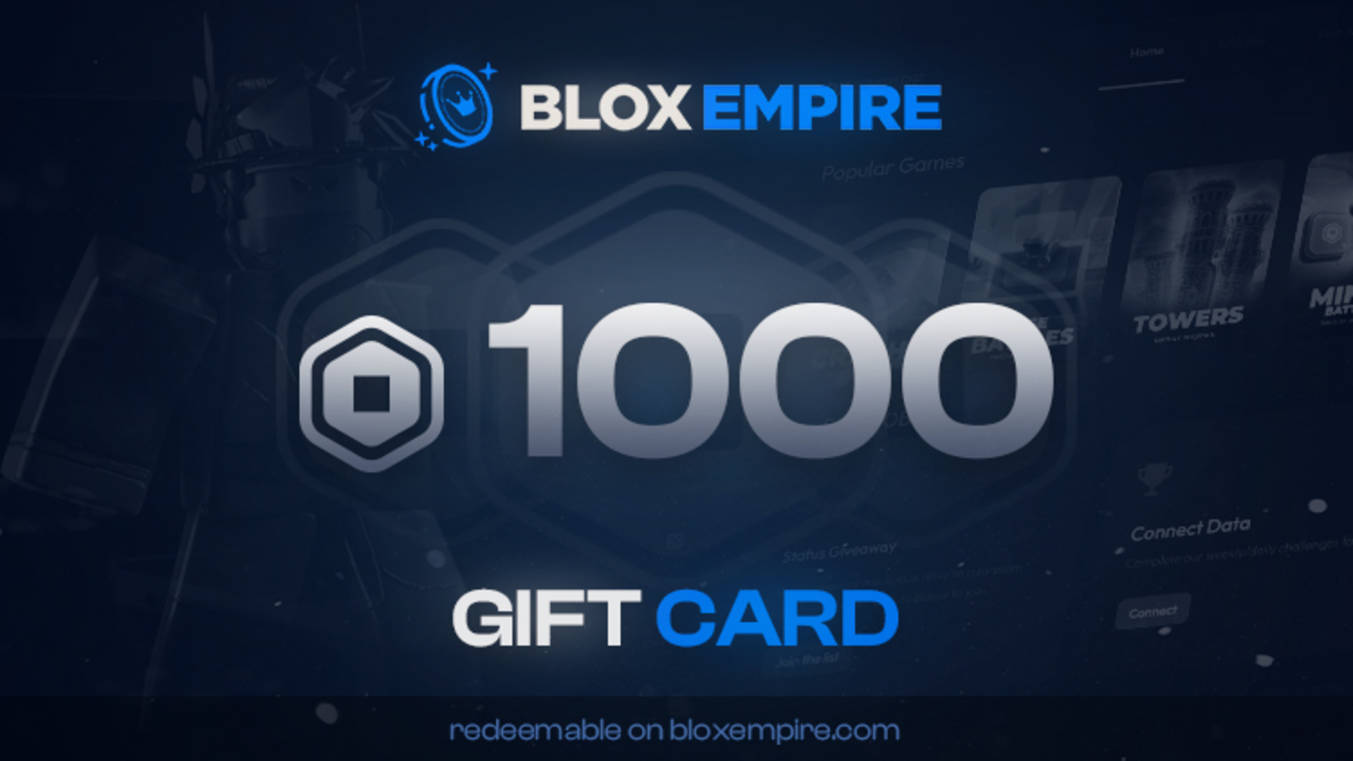 Bloxempire 1,000 Balance Gift Card [$ 2.76]