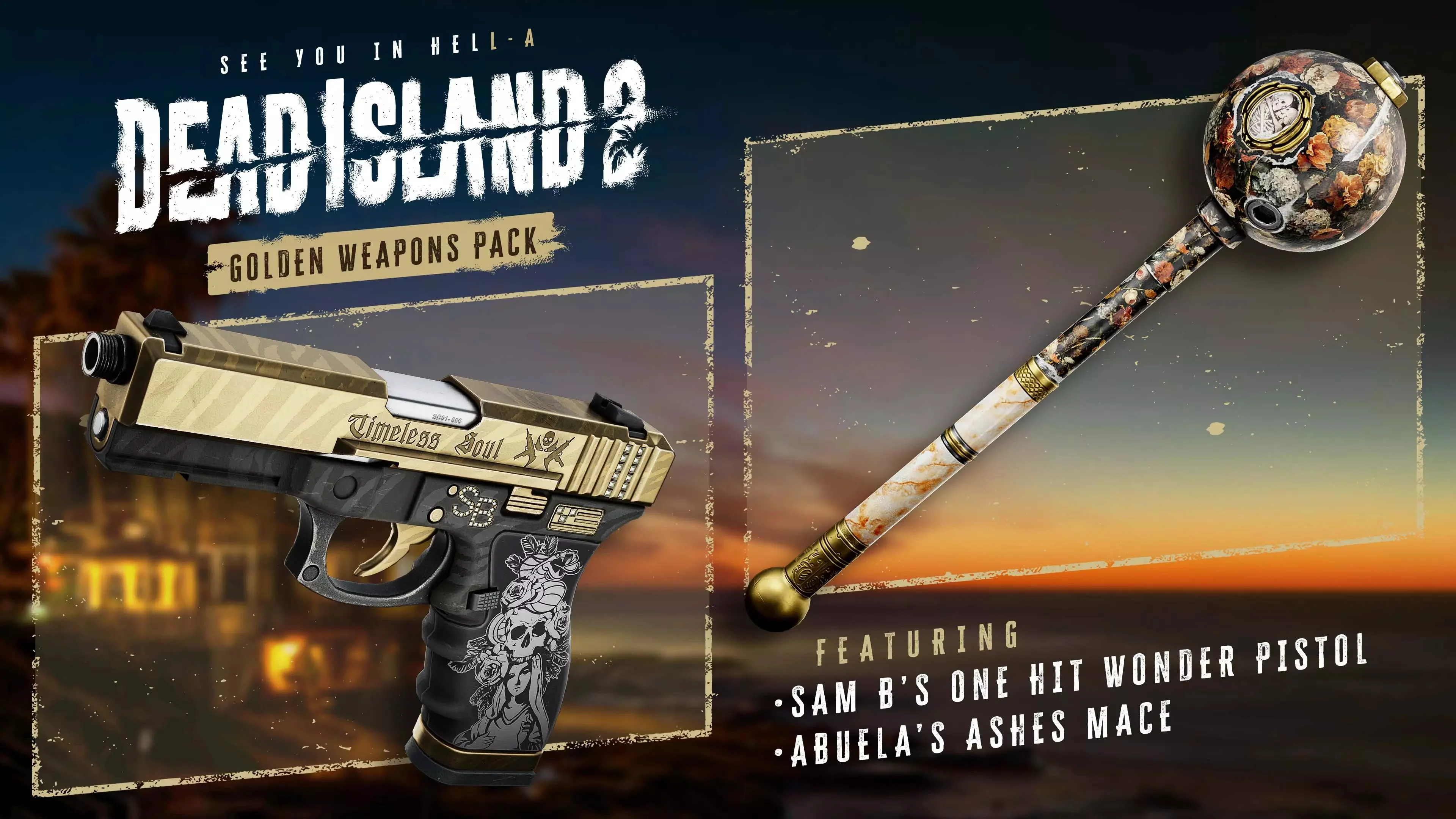Dead Island 2 - Golden Weapons Pack DLC EU PS5 CD Key [$ 2.69]
