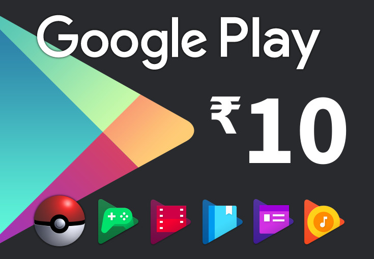 Google Play ₹10 IN Gift Card [$ 0.47]
