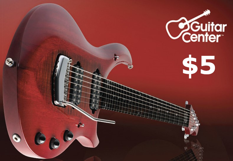 Guitar Center $5 Gift Card US [$ 3.67]
