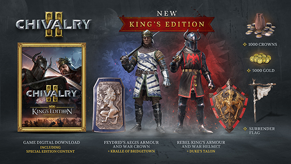 Chivalry 2 King's Edition Steam CD Key [$ 16.94]