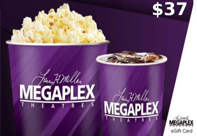 Megaplex Theatres $37 Gift Card US [$ 26.55]