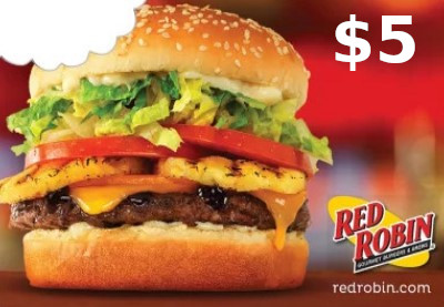Red Robin $5 Gift Card US [$ 5.99]