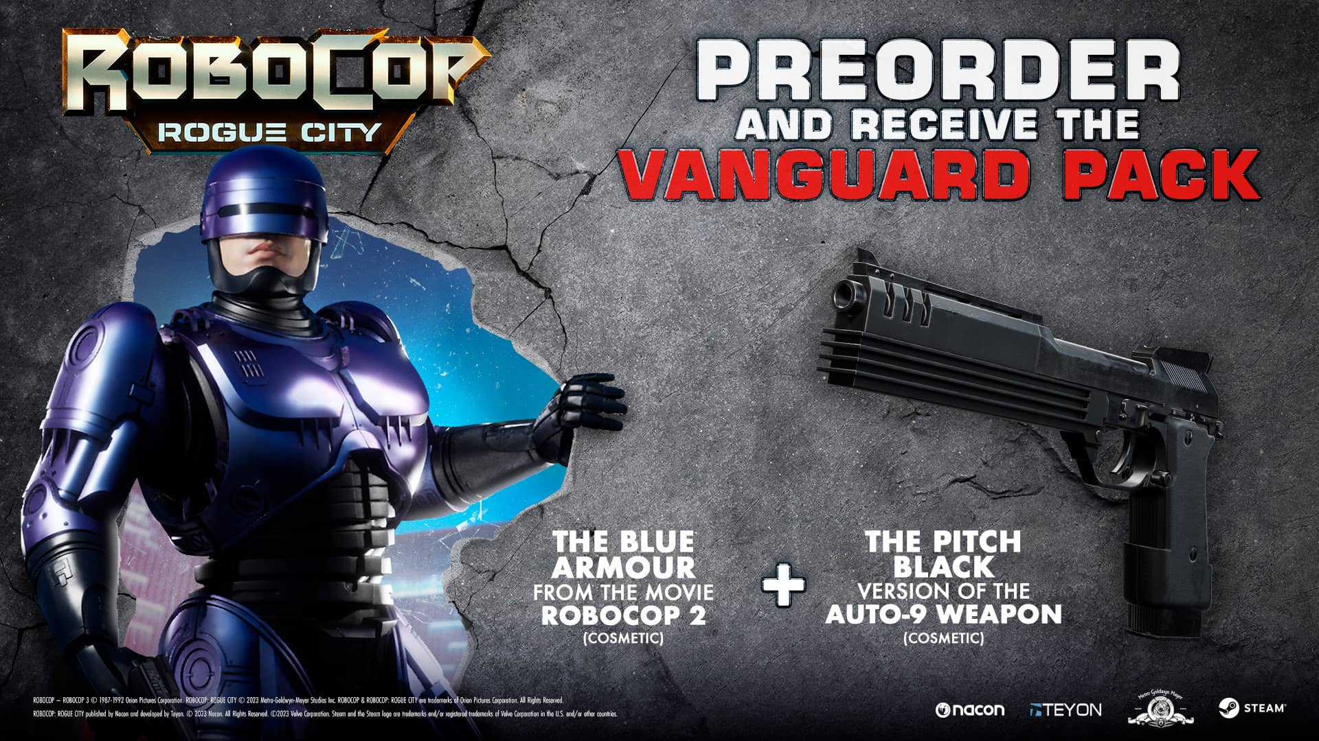 RoboCop: Rogue City - Pre-Order Bonus DLC Steam CD Key [$ 3.37]