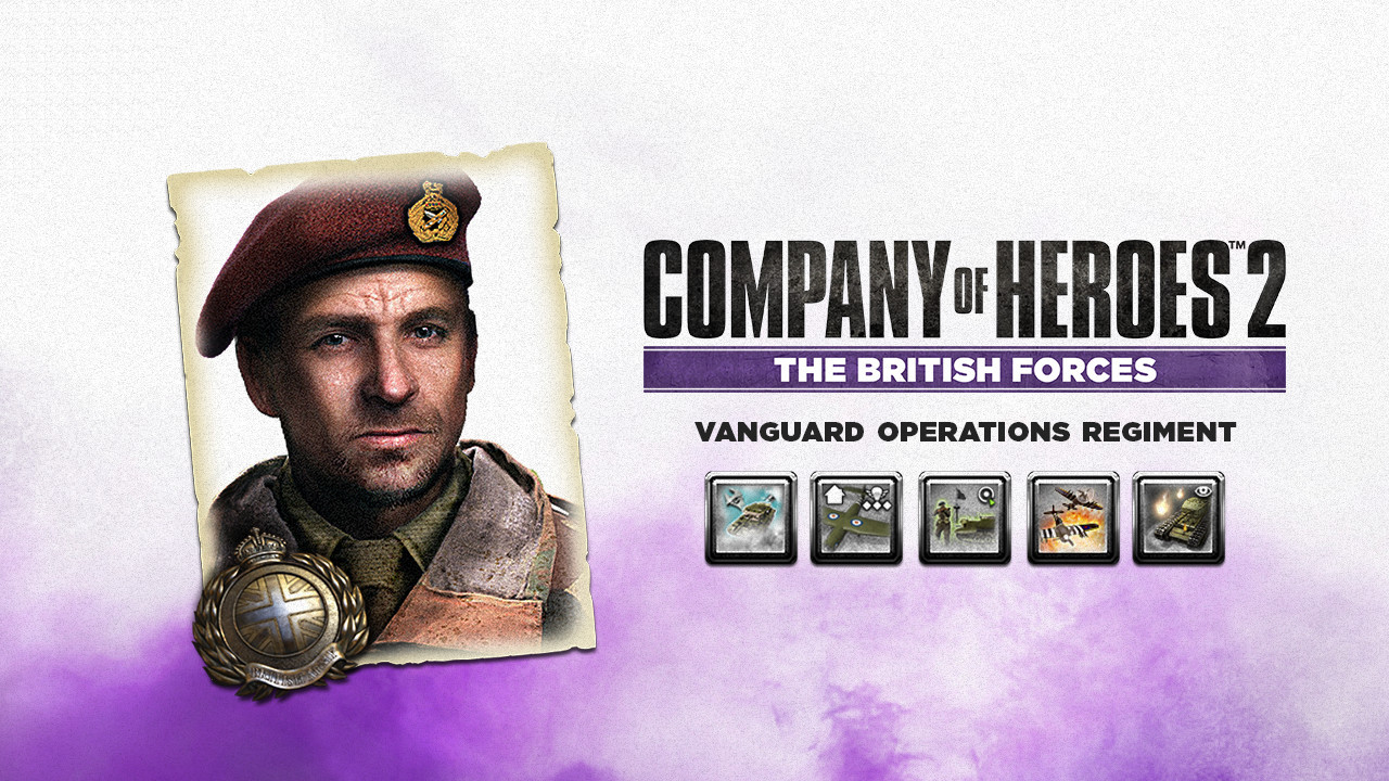 Company of Heroes 2 - British Commander: Vanguard Operations Regiment DLC Steam CD Key [$ 0.78]