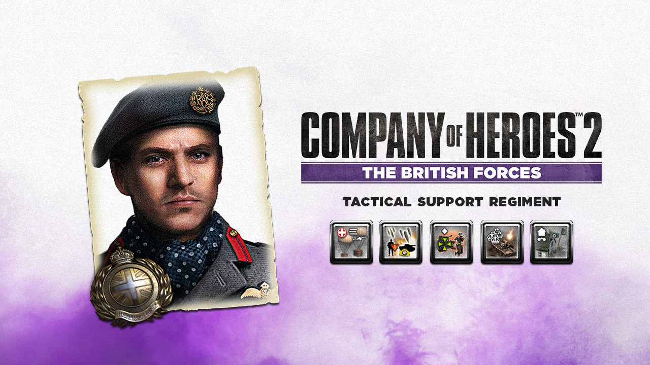 Company of Heroes 2 - British Commander: Tactical Support Regiment DLC Steam CD Key [$ 0.78]