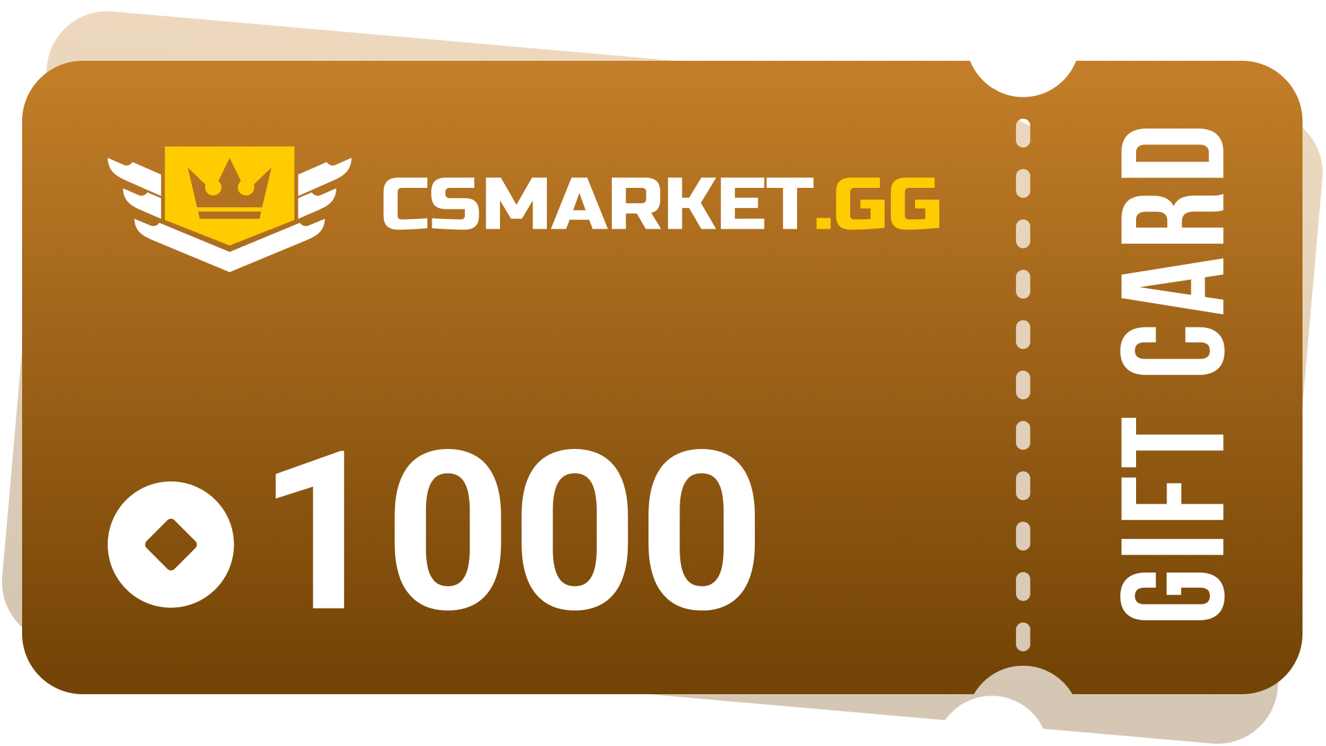 CSMARKET.GG 1000 Gems Gift Card [$ 669.33]