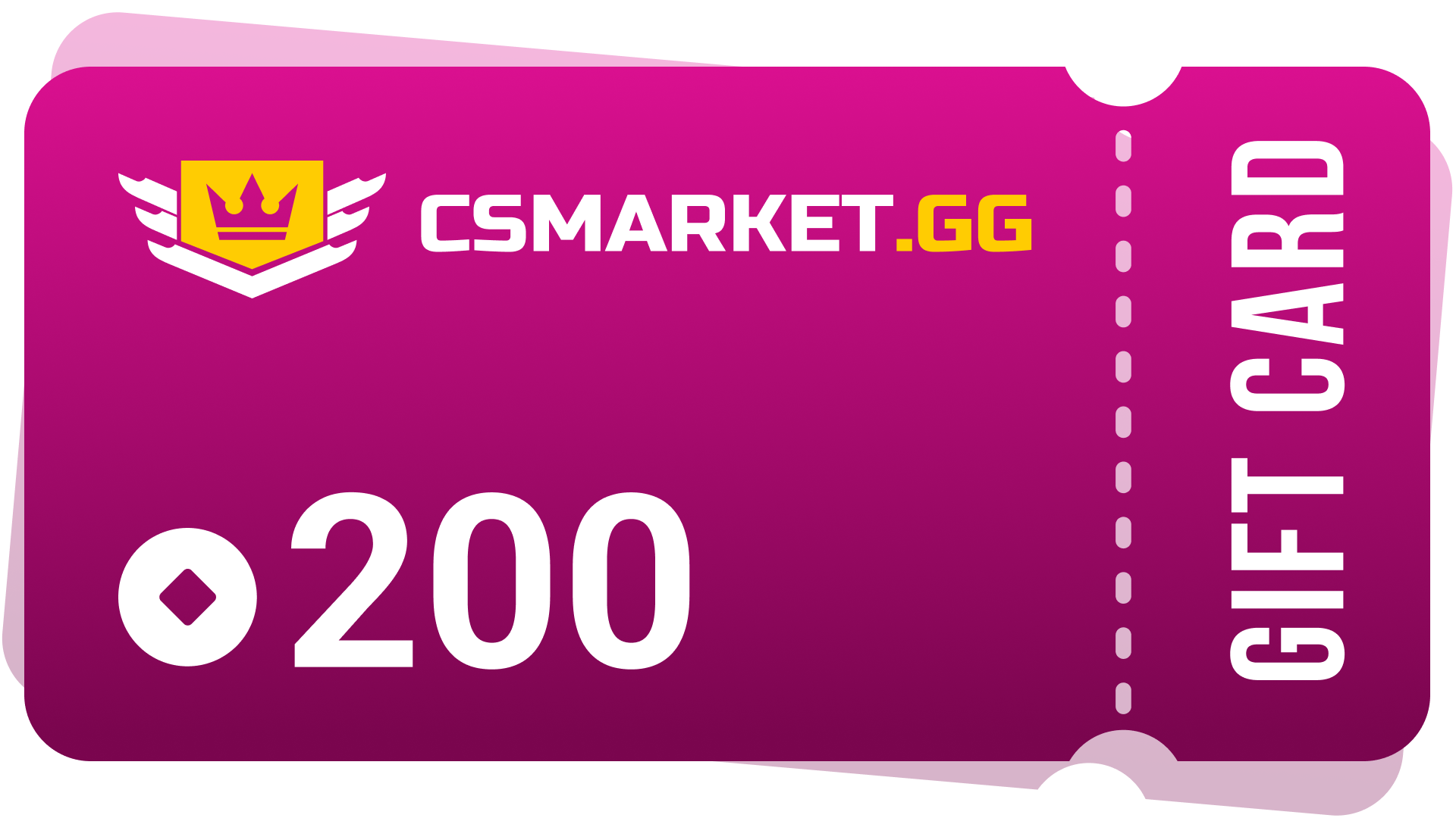 CSMARKET.GG 200 Gems Gift Card [$ 136.28]