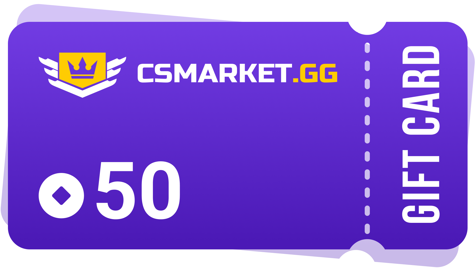 CSMARKET.GG 50 Gems Gift Card [$ 34.22]