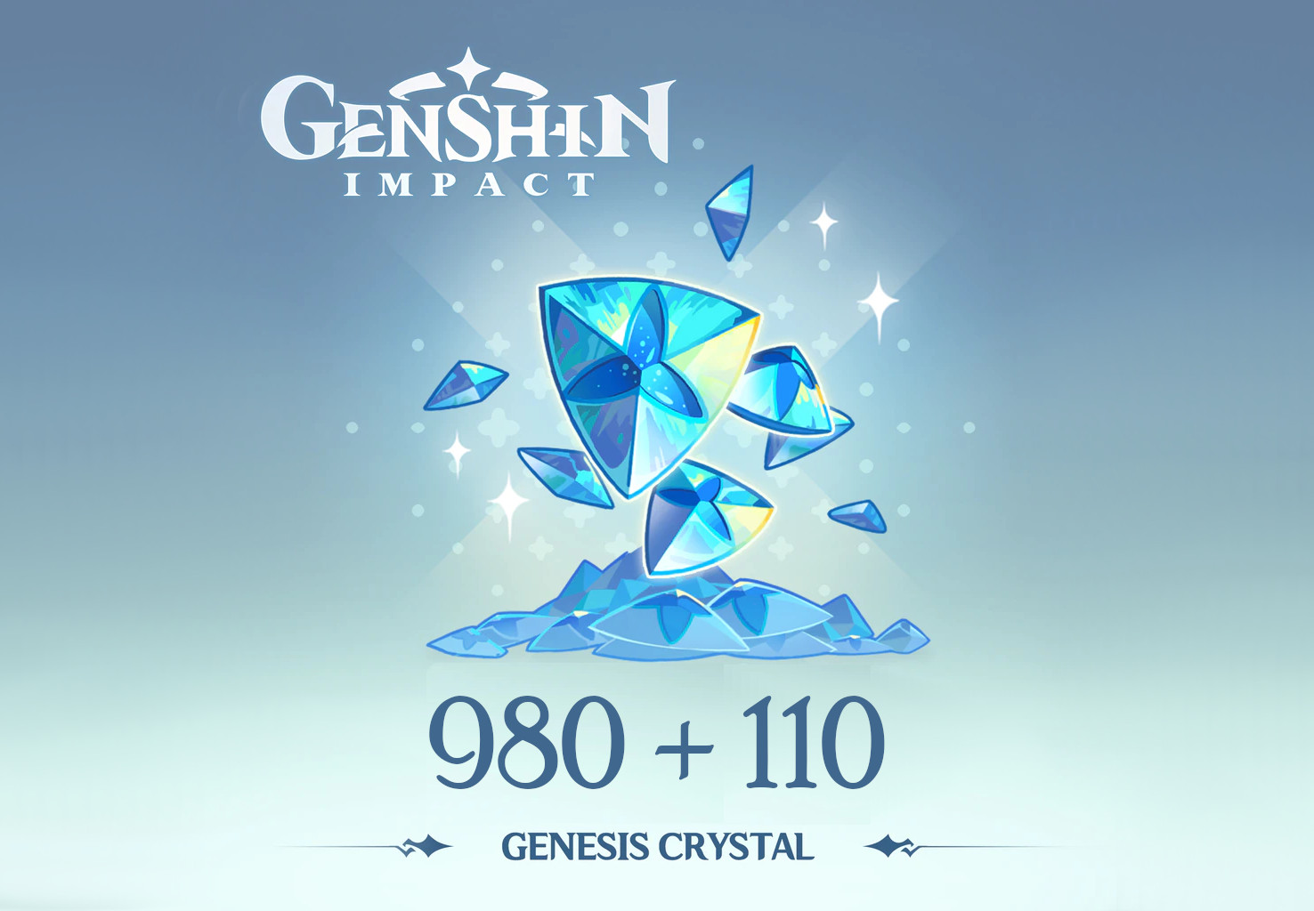 Genshin Impact - 980 + 110 Genesis Crystals Reidos Voucher [$ 17.23]