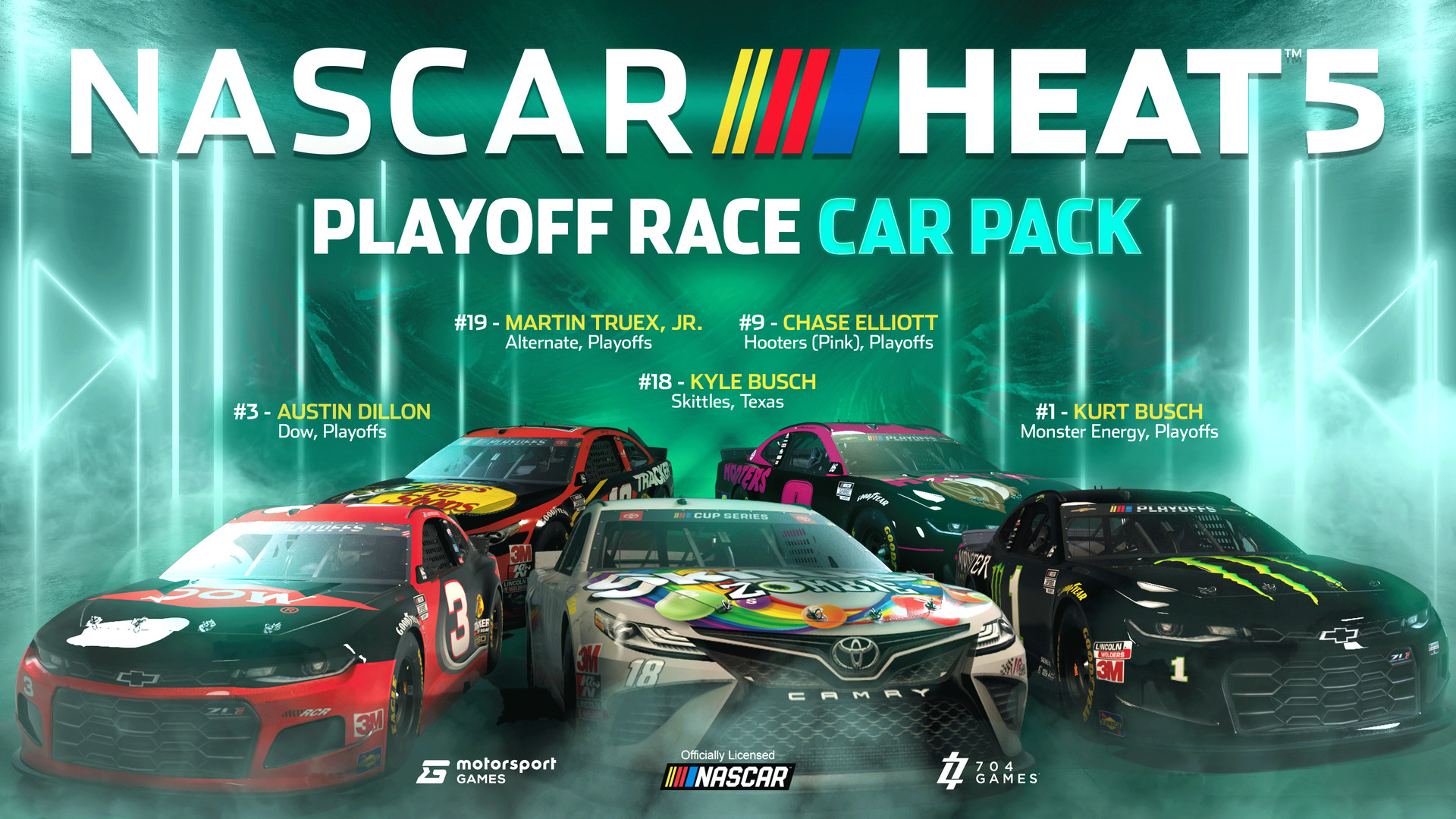 NASCAR Heat 5 - Playoff Pack DLC Steam CD Key [$ 0.24]