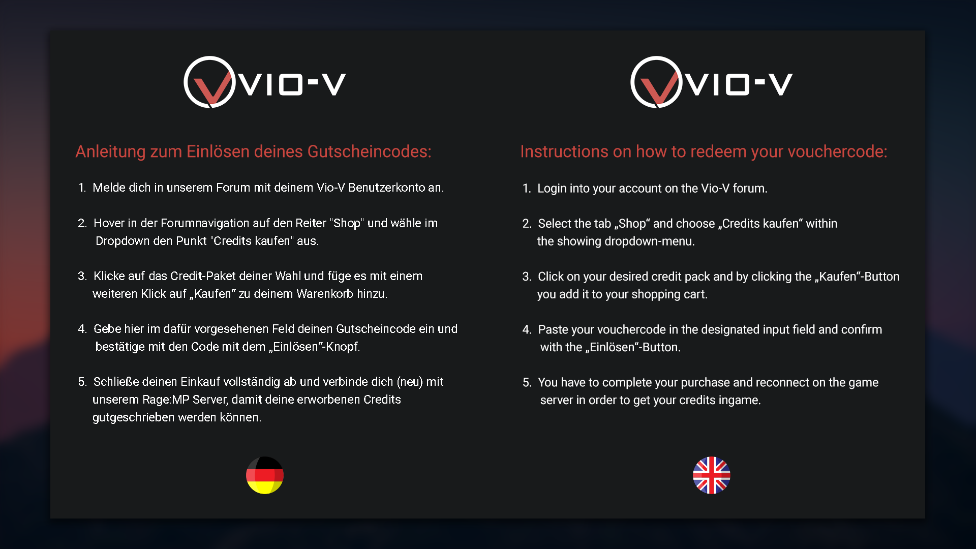 VIO-V 10€ GIFTCARD [$ 11.3]