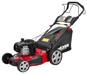 self-propelled lawn mower Hecht 546 SBW Photo, Characteristics, review